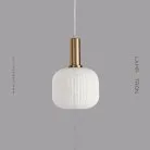 Подвесной светильник IRIS W Модель B. Золотой патрон. Lampatron 1353-1104