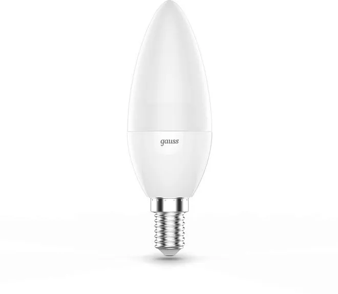 Лампа Gauss 103101406 E14 6W RGBW матовая Умные лампы Лампа Gauss 103101406 E14 6W RGBW матовая Умные лампы