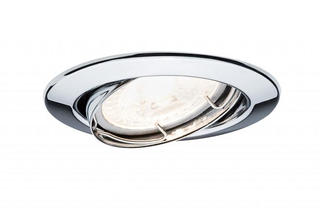 Встраиваемый светильник Paulmann 92101 Decke EBL LED schw 3x_W GU10 51mm Chr