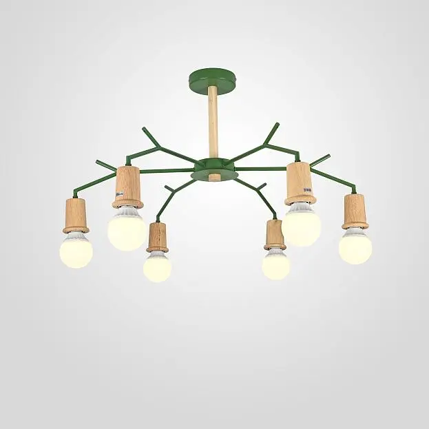 Потолочная Люстра Les Color D80 Green ImperiumLoft 220506-23