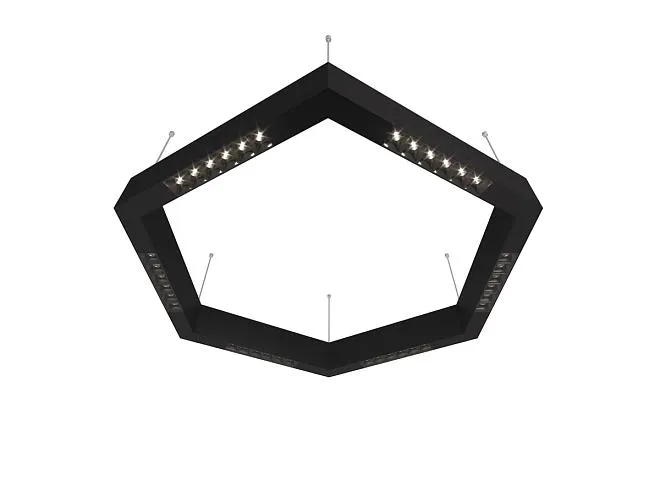 Подвесной светодиодный светильник 0,7м 36Вт 34° Donolux dl18515s111b36.34.700bb Eye-hex Подвесной светодиодный светильник 0,7м 36Вт 34° Donolux dl18515s111b36.34.700bb Eye-hex