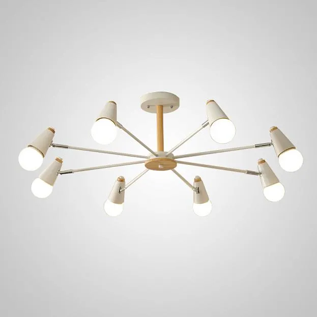 Потолочная люстра ROTARY L8 White ImperiumLoft 205628-23 rotary01