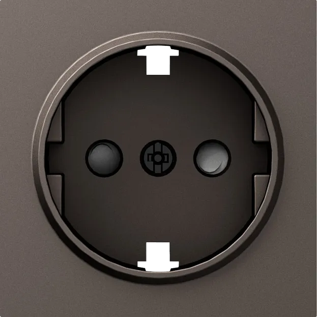 Накладка для розетки Schuko с заземлением, со шторками 16A 250 В~ Donel DE22053 A07