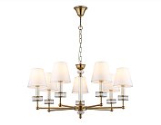 Подвесная люстра с абажурами и хрусталем Ambrella light LH71023
