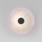 Светодиодный настенный светильник с мраморным рассеивателем Eurosvet 40340 LED черный a066530