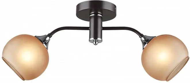 Потолочная люстра Imex MD.5965-2-S-COFFEE+CR Потолочная люстра Imex MD.5965-2-S-COFFEE+CR