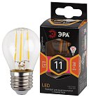 Лампочка светодиодная филаментная ЭРА F-LED P45-11w-827-E27