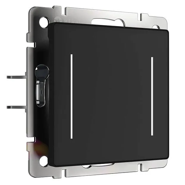 Умный сенсорный выключатель двухклавишный (черный) Werkel W4523008 a064142 Умный сенсорный выключатель двухклавишный (черный) Werkel W4523008 a064142
