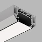 Встраиваемый профиль в натяжной потолок 2,5м Ledron АВД-4662 (13172) Black