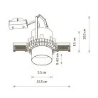 Спот встраиваемый Nowodvorski 10804 Mono Slide Trimless