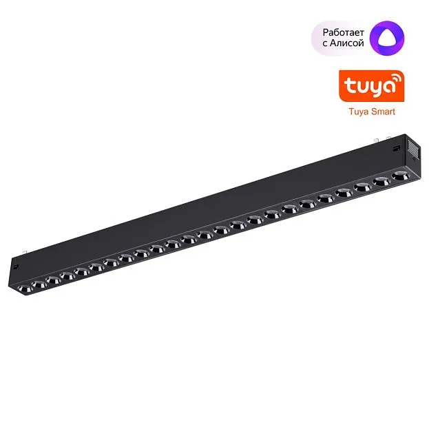 Трековый св-к диммируемый , пульт ДУ/Tuya Smart Life IP20 LED 24W 3000-6000K Novotech 359933 VECTOR