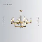 Люстра SIDONIA 9 + 3 лампы Lampatron 4340-11004