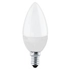 Светодиодная лампа Eglo 11923 C37, 5W(E14), 470lm, 2700K, опаловый, пластик LM_LED_E14