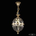 Подвесной светильник бронзовый Bohemia Ivele Crystal  5680/20 G Clear/M-1H