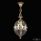 Подвесной светильник бронзовый Bohemia Ivele Crystal  5680/20 G Clear/M-1H