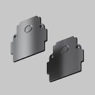 Заглушка торцевая 2шт встраиваемый черный Maytoni TRA010EC-42B Gravity