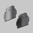 Заглушка торцевая 2шт встраиваемый черный Maytoni TRA010EC-42B Gravity