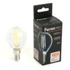 Лампа светодиодная Шарик E14 1000LM 6W 175-265V 6400K Feron 51258 LB-1706