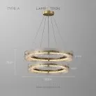 Кольцевые люстры и светильники SAMANTHA B Тип A. Combo M+L Lampatron 8488-23387
