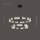 Кольцевые люстры и светильники BRIAND 21 лампа. Цвет Черный Lampatron 6930-19003