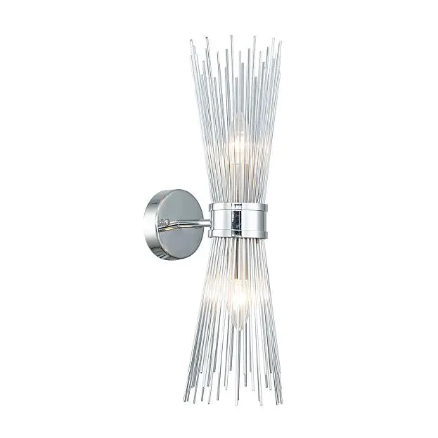 Настенный светильник Delight Collection KM1239W-2 chrome Romeo Настенный светильник Delight Collection KM1239W-2 chrome Romeo
