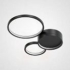 Потолочная Люстра В Виде Колец Twine 3 Rings Black ImperiumLoft 204610-26