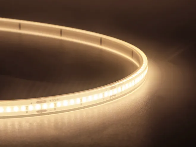 Светодиодная термолента CSP, 240led/m, 10Вт/м, 24В, 3000K, IP68, 3 года SWG SWG-CSP240-24-10-WW-68