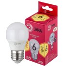 Лампочка светодиодная ЭРА LED P45-6W-827-E27 R