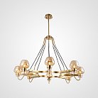 Подвесная люстра MONTALEMBERT by Studios 8 lamps Gold/Transparent ImperiumLoft 208219-26 TWINKLE01