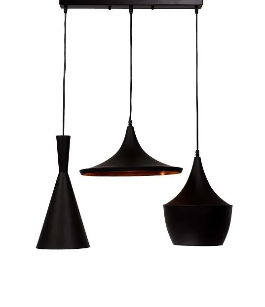 Подвесной светильник Lumina Deco LDP 7712-3 PR BK Foggi Подвесной светильник Lumina Deco LDP 7712-3 PR BK Foggi