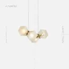 Реечный, рядный светильник PHILLIS 4 плафона. Lampatron 3015-7318