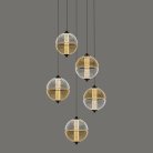 Подвесной светильник Delight Collection MD24022079-5A black/amber MD24022079