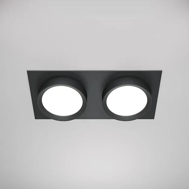 Встраиваемый светильник Technical Maytoni DL086-02-GX53-SQ-B Hoop