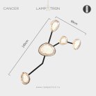 Бра EVIAN ZODIAC Модель Cancer (Рак) Lampatron 8417-23071