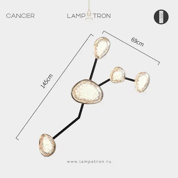 Бра EVIAN ZODIAC Модель Cancer (Рак) Lampatron 8417-23071 Бра EVIAN ZODIAC Модель Cancer (Рак) Lampatron 8417-23071