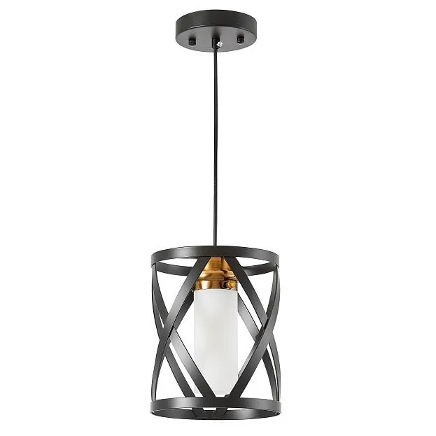Подвесной светильник Lumina Deco LDP 1242-1 BK+MD Astila Подвесной светильник Lumina Deco LDP 1242-1 BK+MD Astila