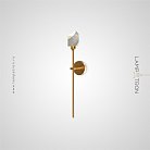Бра CRISTEL D WALL Цвет Латунь Lampatron cristel-d-wall-brass 7486-20786
