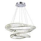 Светильник подвесной Хром/Прозрачный LED 1*52W 4000K ST-Luce SL6204.101.02 RITORTO