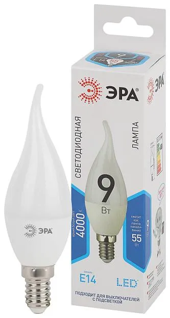 Лампочка светодиодная ЭРА LED BXS-9W-840-E14