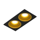 Встраиваемый светодиодный светильник Ledron LEVEL SQ2 TRIAC Black-Gold