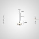 Подвесной светильник SEGERT Тип B. Цвет белый. Размер S. Трехцветный свет Lampatron 8671-24243