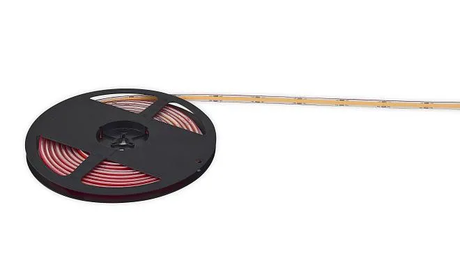 Светодиодная лента COB, 9.6W/m, 3000K, 650 Lm/m, DC24V, CRI>90, IP65, уп. 5 м Donel DN18396WWRA90IP65R DN8SSL Светодиодная лента COB, 9.6W/m, 3000K, 650 Lm/m, DC24V, CRI>90, IP65, уп. 5 м Donel DN18396WWRA90IP65R DN8SSL