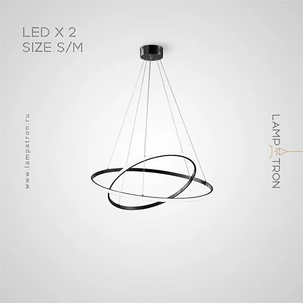 Кольцевые люстры и светильники MANFRED Два кольца. 60 + 80 см Lampatron manfred-2-s 7446-20620 Кольцевые люстры и светильники MANFRED Два кольца. 60 + 80 см Lampatron manfred-2-s 7446-20620