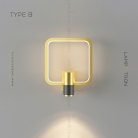 Бра DAGVEIG Тип B. Цвет Латунь + Черный. Трехцветный свет Lampatron 6134-16474