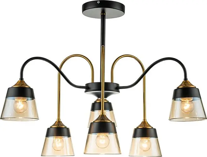 Потолочная люстра Escada 1147/6P Cobra Потолочная люстра Escada 1147/6P Cobra