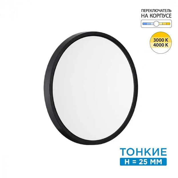 Настенно-потолочный светильник Sonex 7660/24L ALFA BLACK