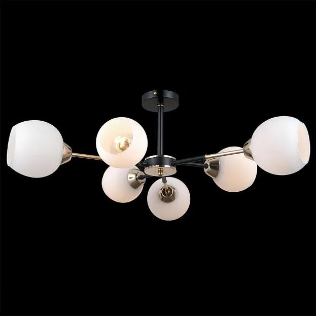 Потолочная люстра ILLUMICO IL0715-6CSQ-24 BK GD LIBRA