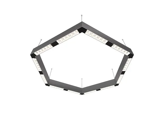 Подвесной светодиодный светильник 0,9м 72Вт 34° Donolux dl18515s111а72.34.900wb Eye-hex Подвесной светодиодный светильник 0,9м 72Вт 34° Donolux dl18515s111а72.34.900wb Eye-hex