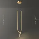 Готовая комбинация светильников ZAKRIS DUO Цвет Латунь Lampatron zakris-duo-brass 7296-20112