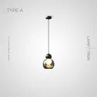 Подвесной светильник FANUEL Тип A. Цвет Черный Lampatron f-fanuel-a-black 7336-20209